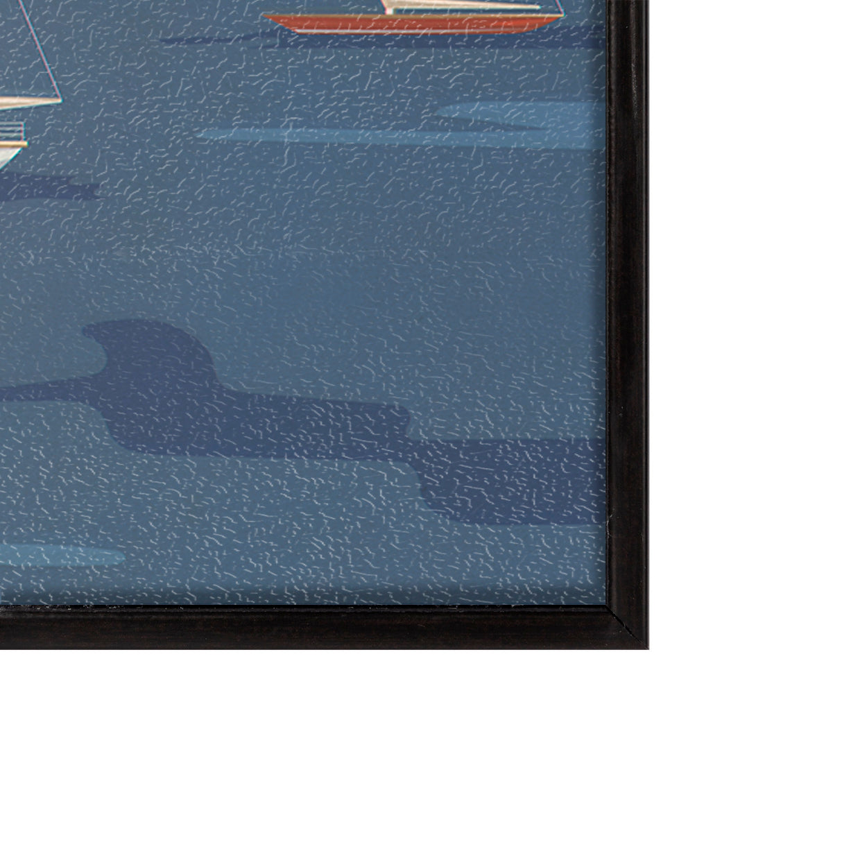 Lunenburg Go Canada (SM) by Mercana Studio a Hand Embellished Decograph Framed Art Print from Mercana - Luna Furniture