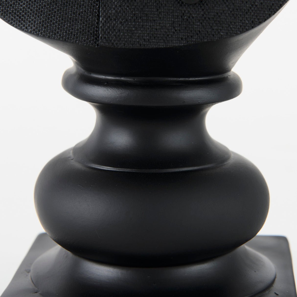 Murray 6.0L x 4.5W x 13.0H Black Painted Resin Fox in a Suit Bust from Mercana - Luna Furniture