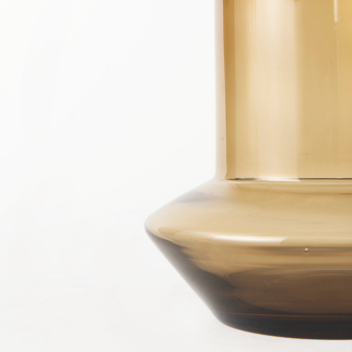 Amrita 8.3L x 8.3W x 9.7H Golden Brown Glass Vase from Mercana - Luna Furniture