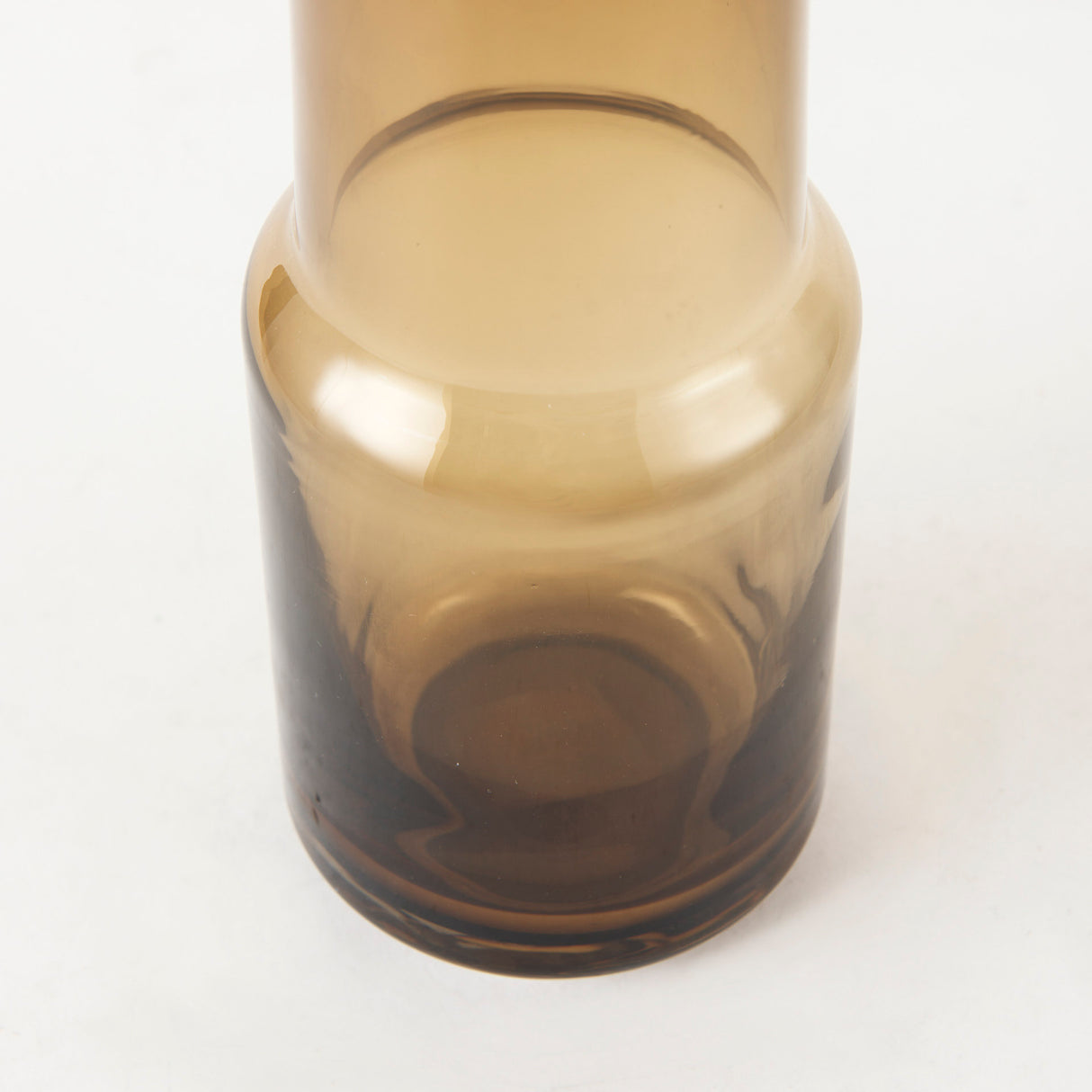 Amrita 4.1L x 4.1W x 11.9H Golden Brown Glass Vase from Mercana - Luna Furniture