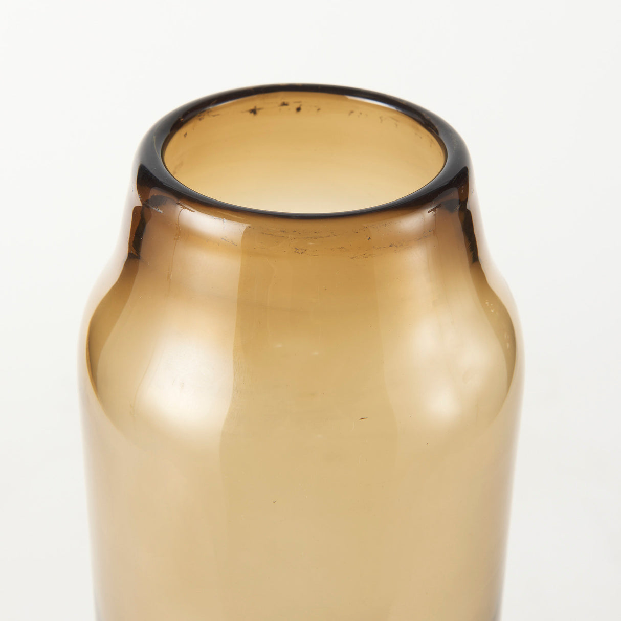 Amrita 4.8L x 4.8W x 16.0H Golden Brown Glass Vase from Mercana - Luna Furniture