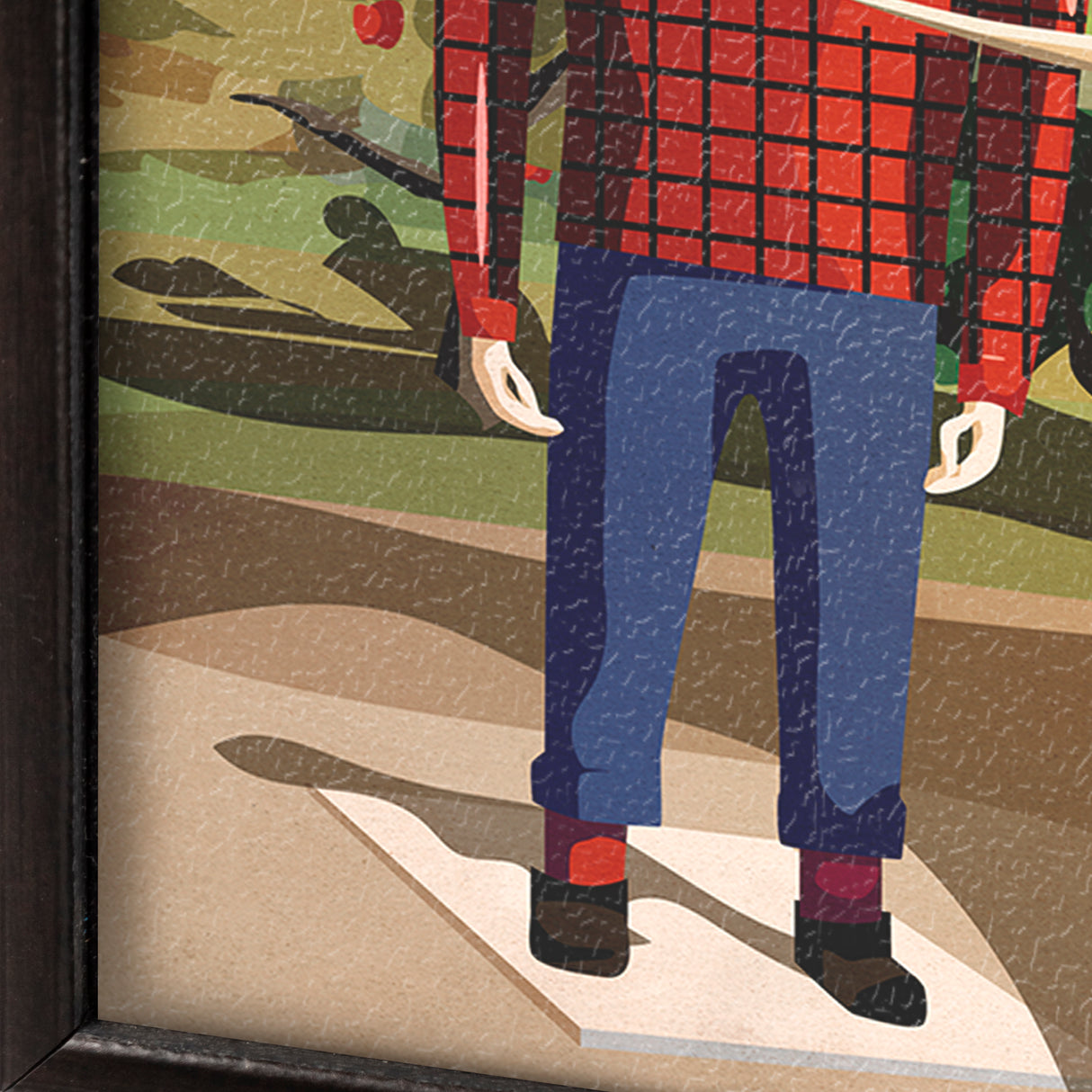 Minnesota Go USA (SM) by Mercana Studio a Hand Embellished Decograph Framed Art Print from Mercana - Luna Furniture