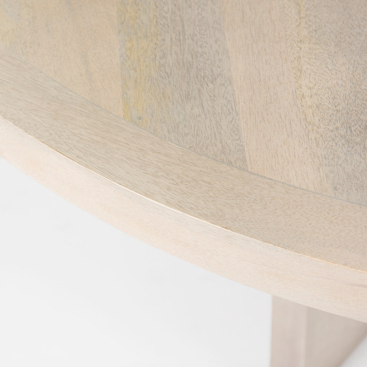 Liesl 54.L x 54.0W x 30.0H Barely Gray Finished Wood W/ Circular Top Dining Table from Mercana - Luna Furniture