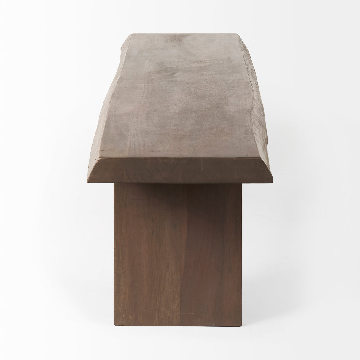 Konstantin 70.0 x 18.0 x 18.0 Medium Brown Wood W/ Live Edge Bench from Mercana - Luna Furniture