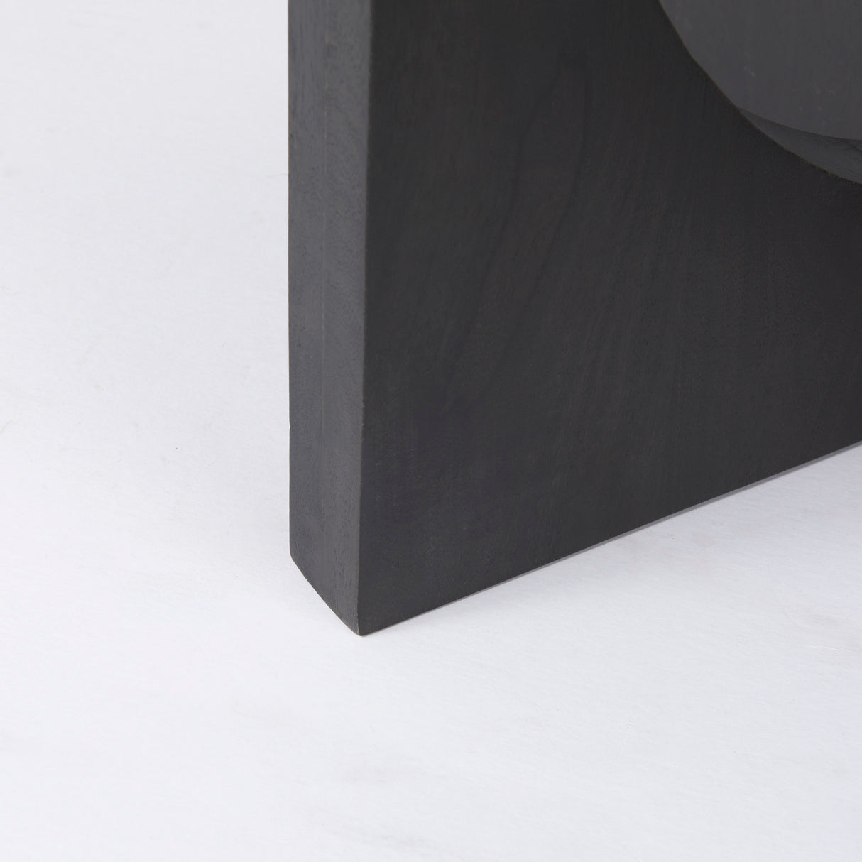 Liesl 54.L x 54.0W x 30.0H Black Wood W/ Circular Top Dining Table from Mercana - Luna Furniture