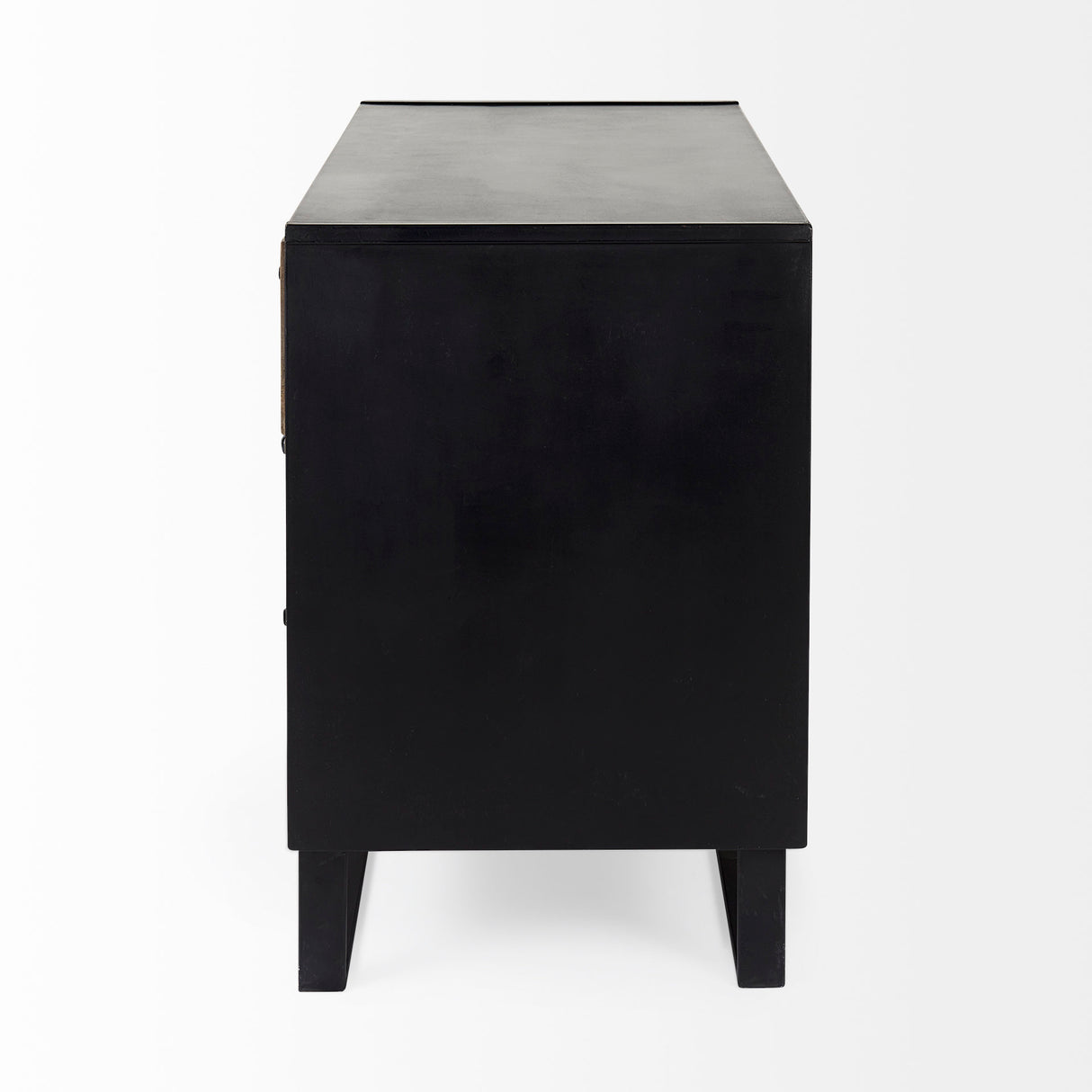 Alvin 34.5L x 21.5W x 30.0H Wood W/Metal Framing Accent Cabinet from Mercana - Luna Furniture