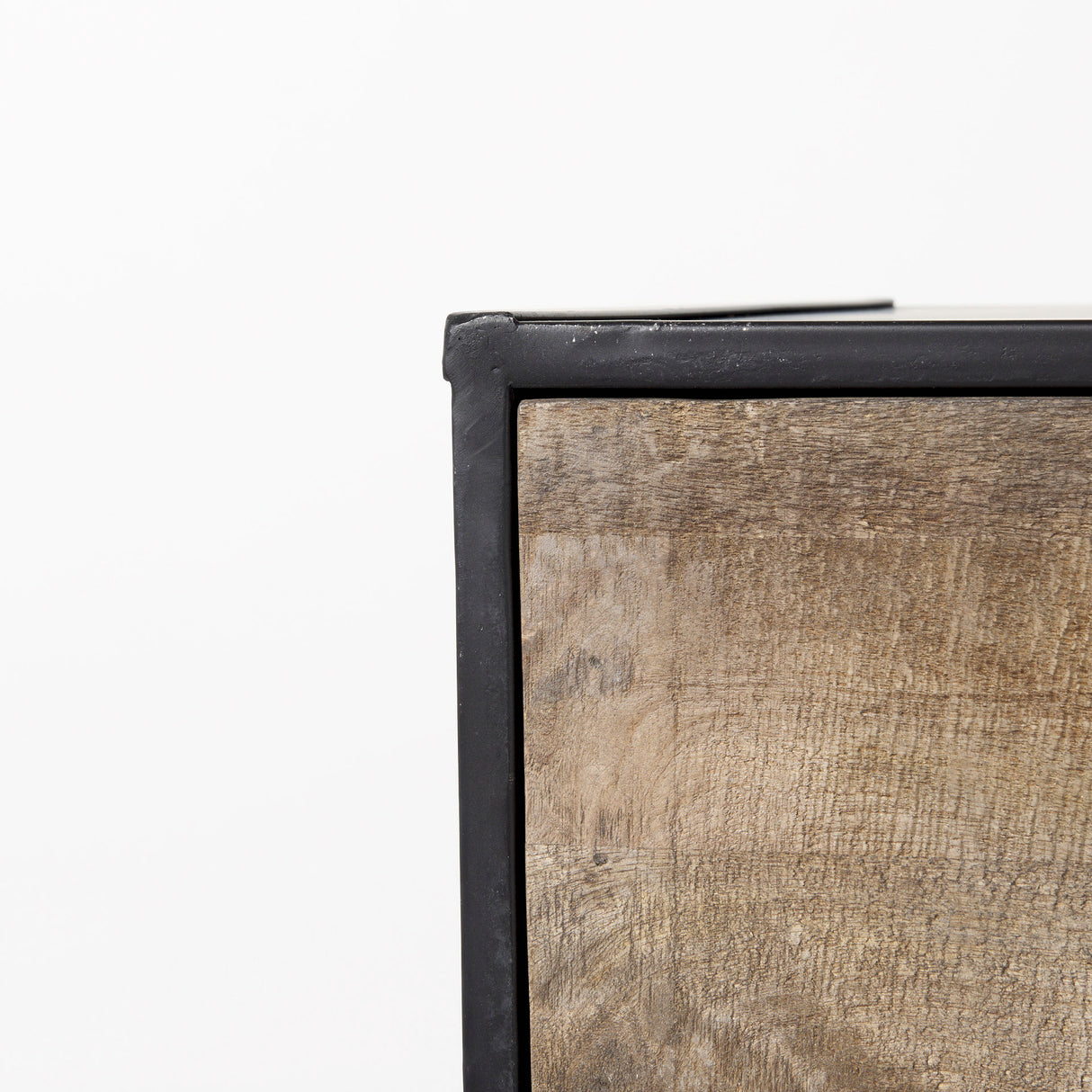 Alvin 34.5L x 21.5W x 30.0H Wood W/Metal Framing Accent Cabinet from Mercana - Luna Furniture