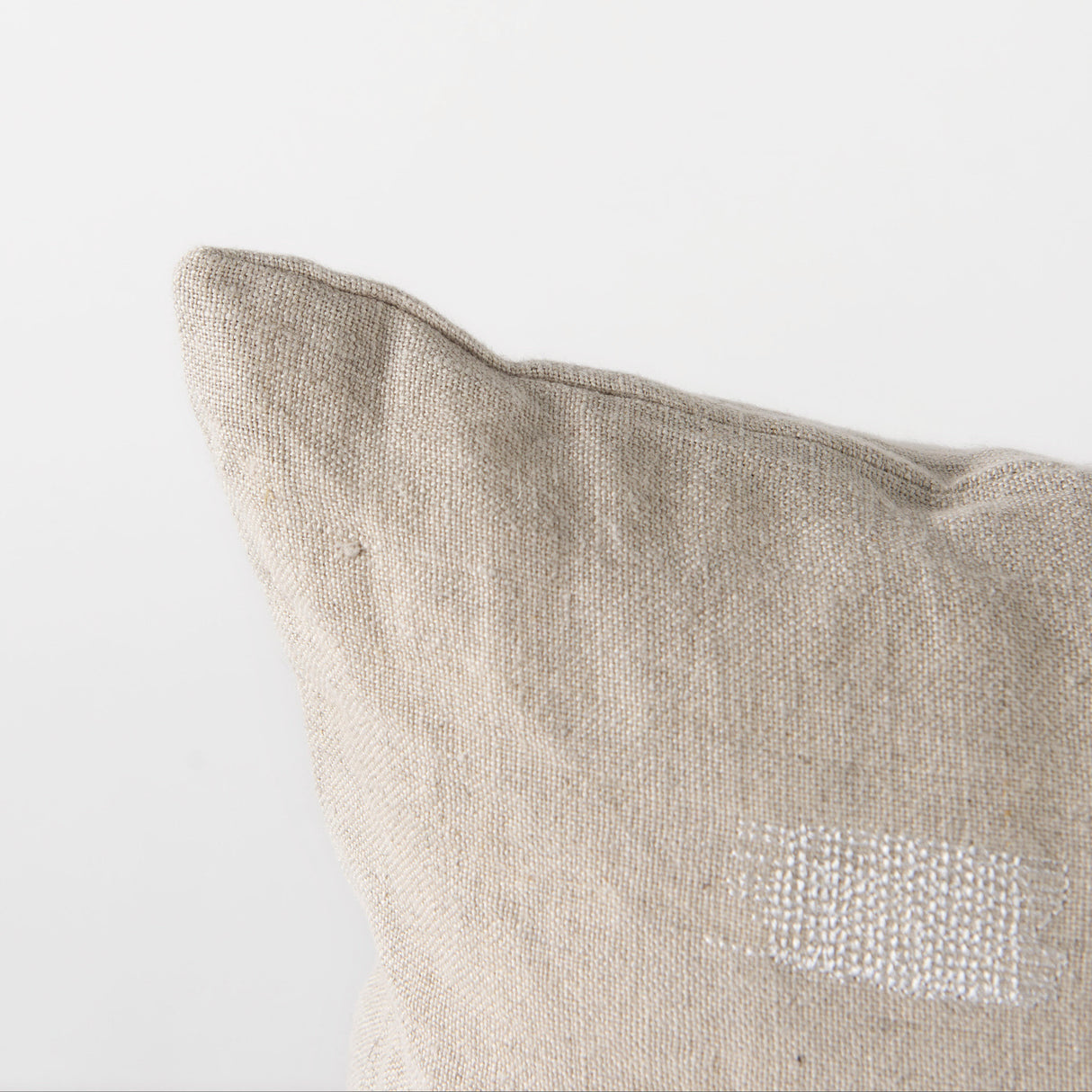 Lacey 13 x 21 Beige/White Decorative Pillow Cover from Mercana - Luna Furniture