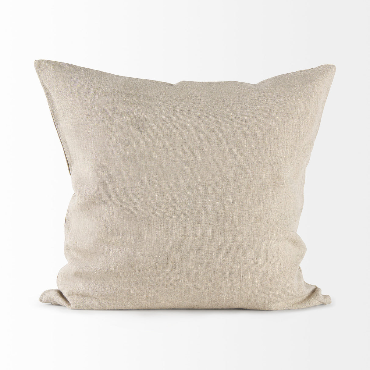 Enya 18L x 18W Beige and Cream Fabric Patterned Decorative Pillow Cover from Mercana - Luna Furniture