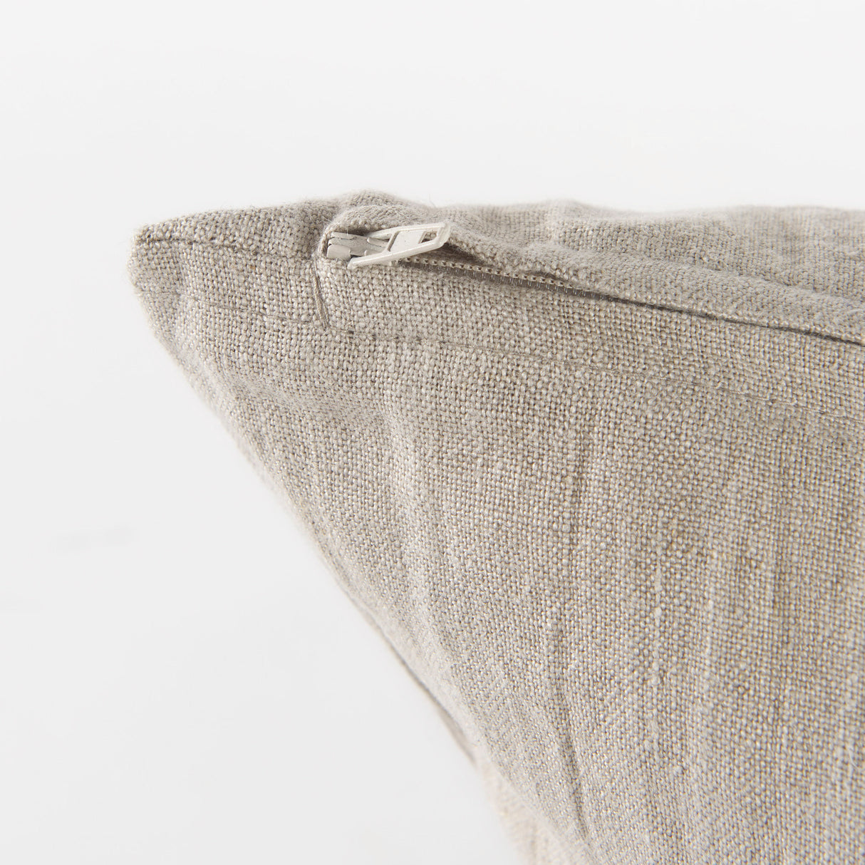 Raquel 18L x 18W Beige and Black Fabric Plaid Decorative Pillow Cover from Mercana - Luna Furniture