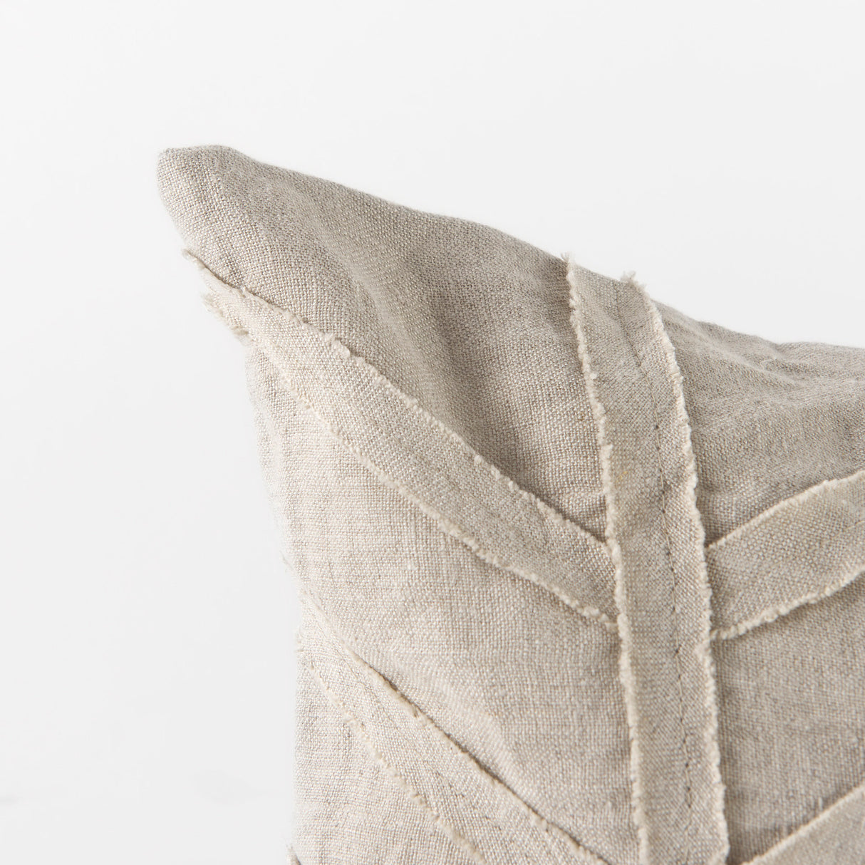 Ivivva 14L x 26W Beige Fabric Textured Decorative Pillow Cover from Mercana - Luna Furniture