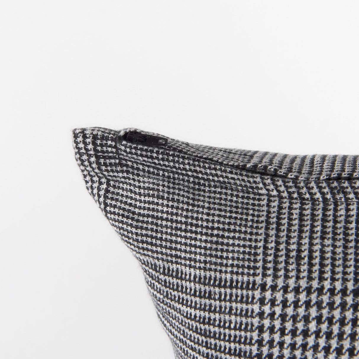 Ramone 20 x 20 Black and White Fabric Decorative Pillow Cover from Mercana - Luna Furniture