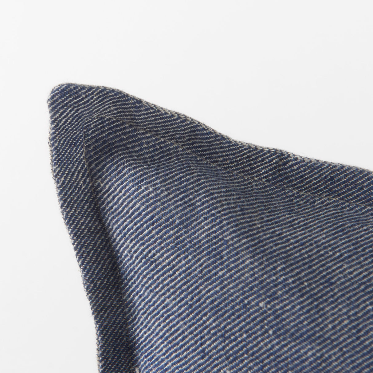 Aubrielle 14L x 26W Gray and Blue Fabric Color Blocked Decorative Pillow Cover from Mercana - Luna Furniture