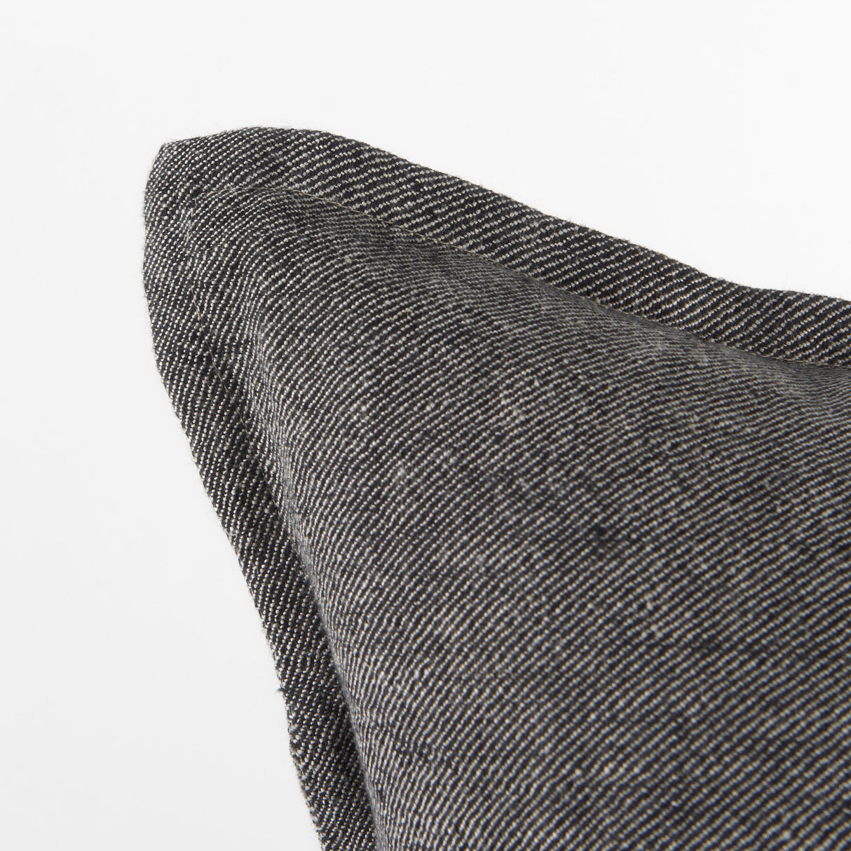 Zadie 20L x 20W Light Gray and Dark Gray Fabric Color Blocked Decorative Pillow Cover from Mercana - Luna Furniture