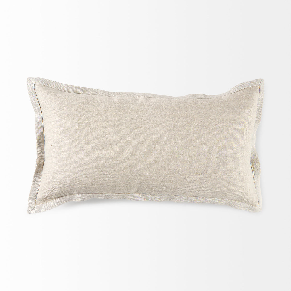 Mae 14L x 26W Beige Fabric Decorative Pillow Cover from Mercana - Luna Furniture