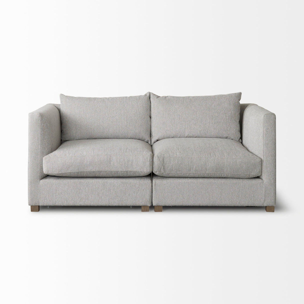 Valence 2 Piece Light Gray Modular Sofa Set from Mercana - Luna Furniture