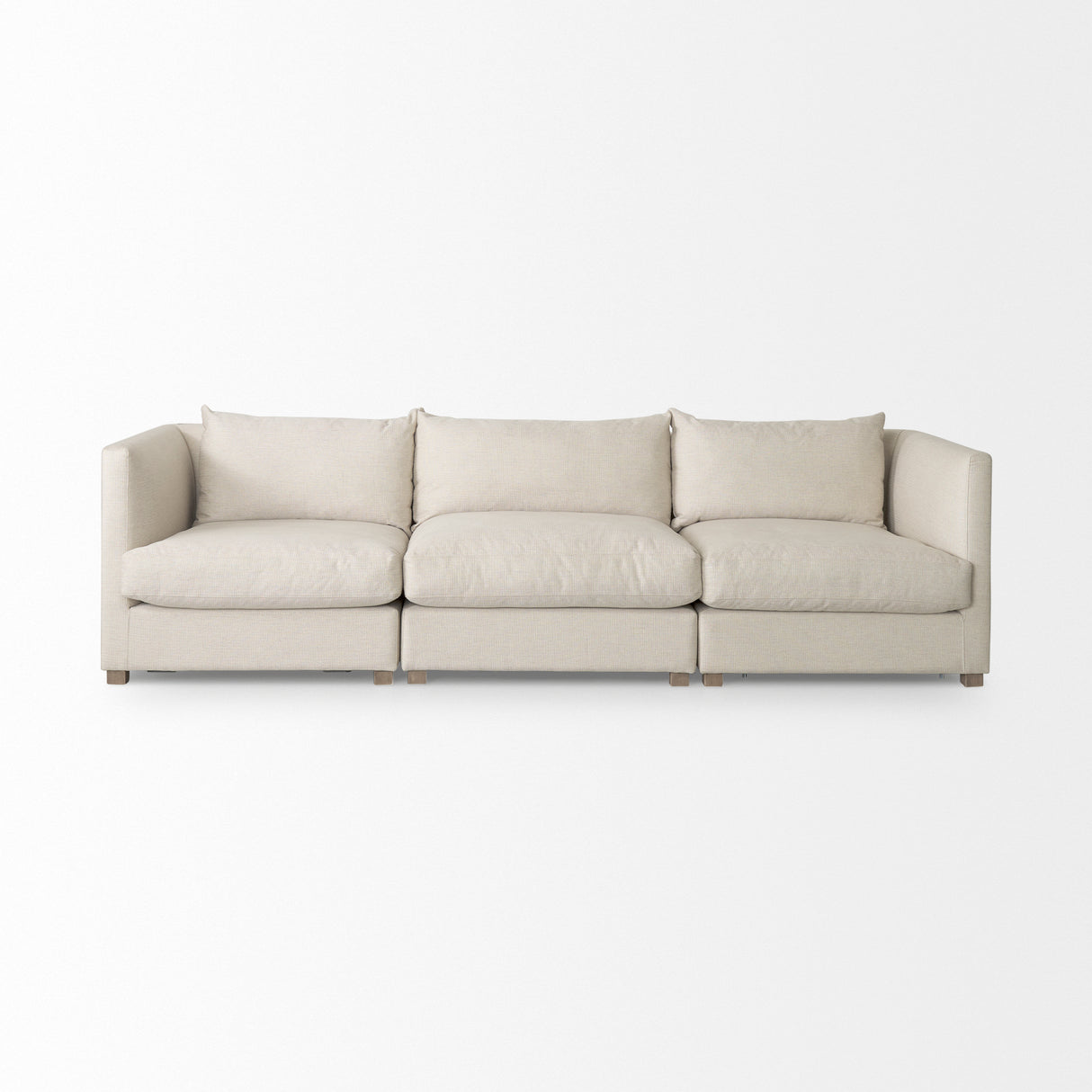 Valence 3 Piece Beige Modular Sofa Set from Mercana - Luna Furniture