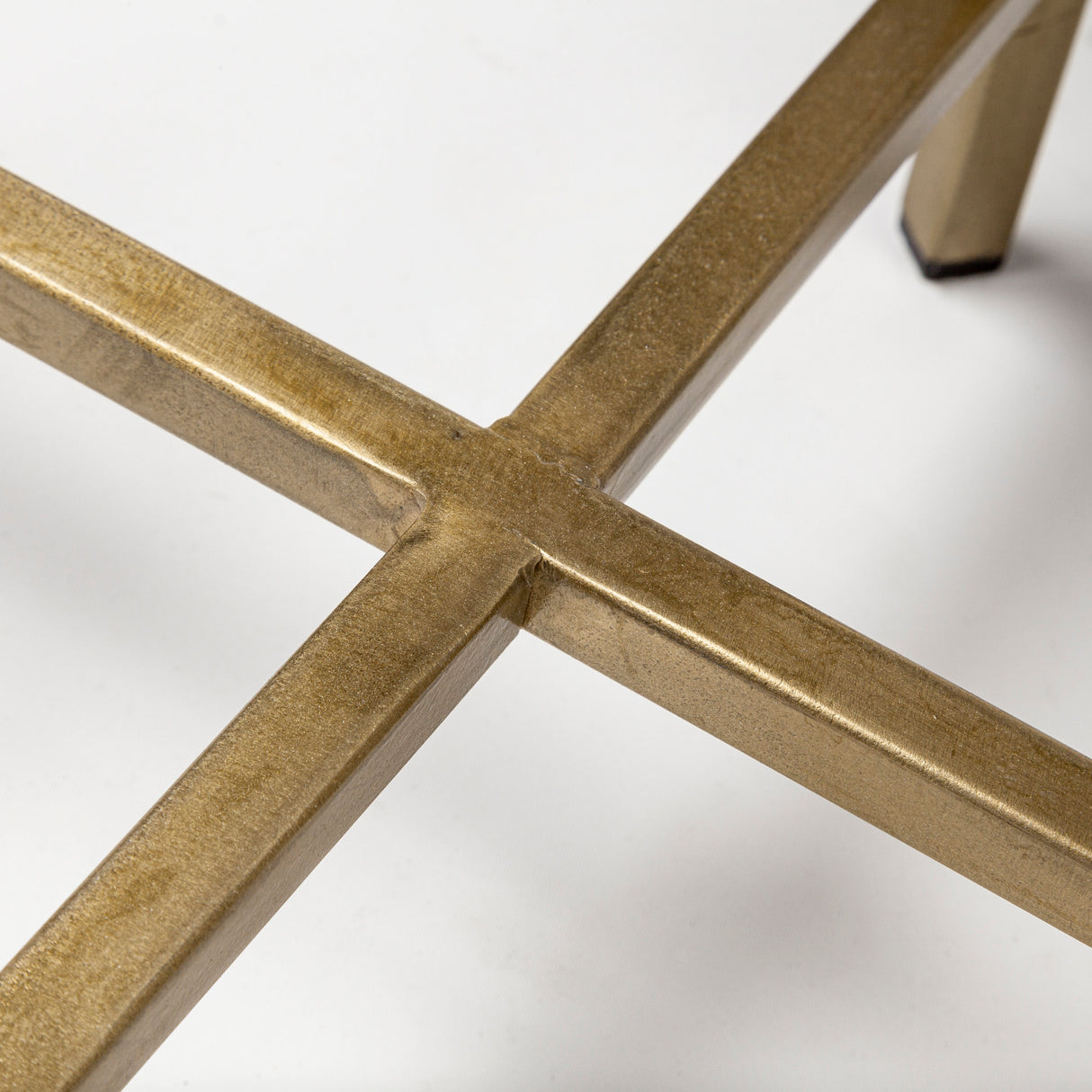 Vincent 33" Octagonal White Marble Tabletop w/ Gold Metal Base Coffee Table from Mercana - Luna Furniture
