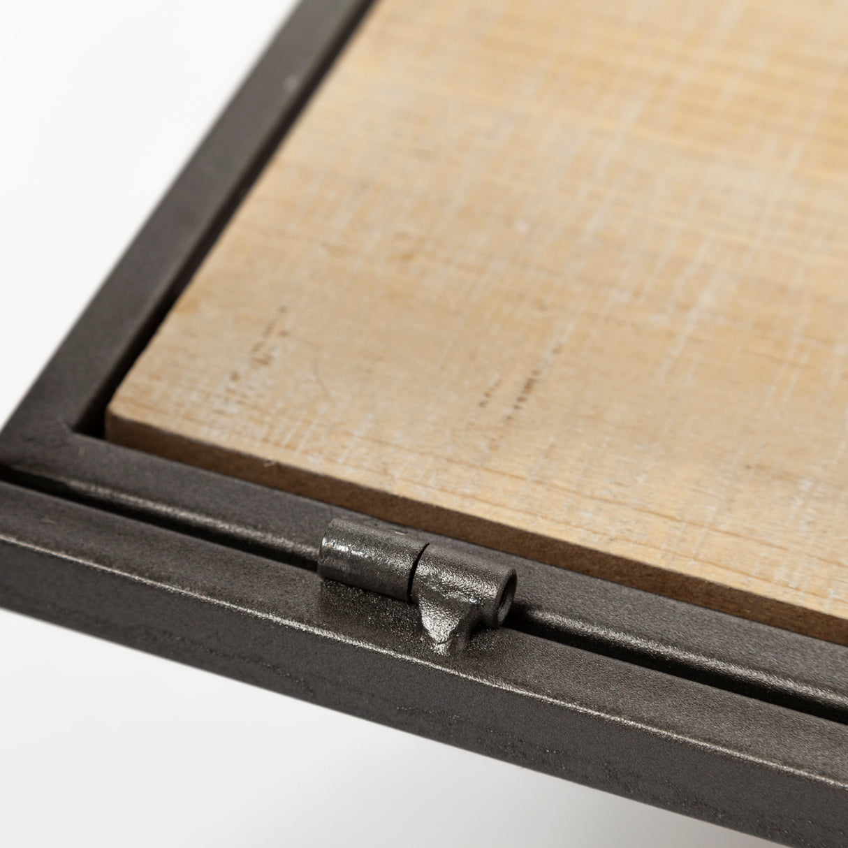 Carell 31L x 18W Black Metal And Wood Shelf Hall Tree from Mercana - Luna Furniture