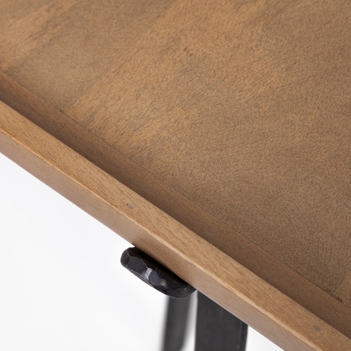Helios II 60L x 14W x 29H Rectangular Brown Raised Edge Top Console Table from Mercana - Luna Furniture