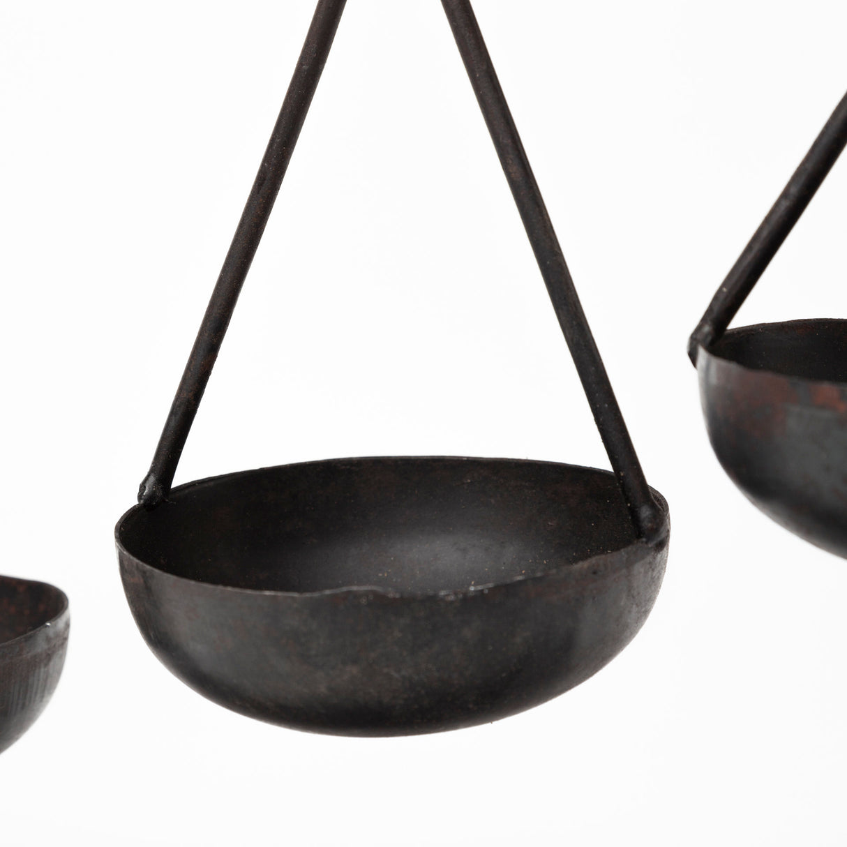 Enos 19L x 3W Black Metal 4 Bowl Ancient Spice Market Decorative Display from Mercana - Luna Furniture