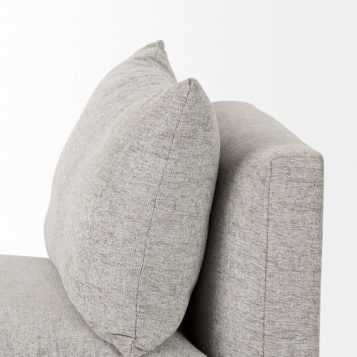 Valence 3 Piece (W/ 2 x Ottoman) Medium Gray Modular Sofa Set from Mercana - Luna Furniture