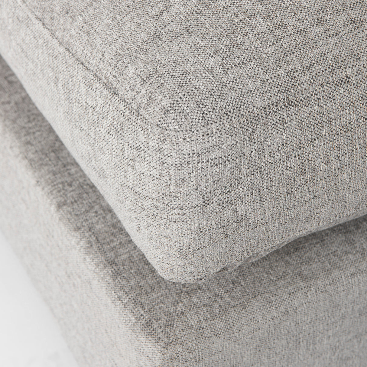 Valence 3 Piece (W/ 2 x Ottoman) Medium Gray Modular Sofa Set from Mercana - Luna Furniture