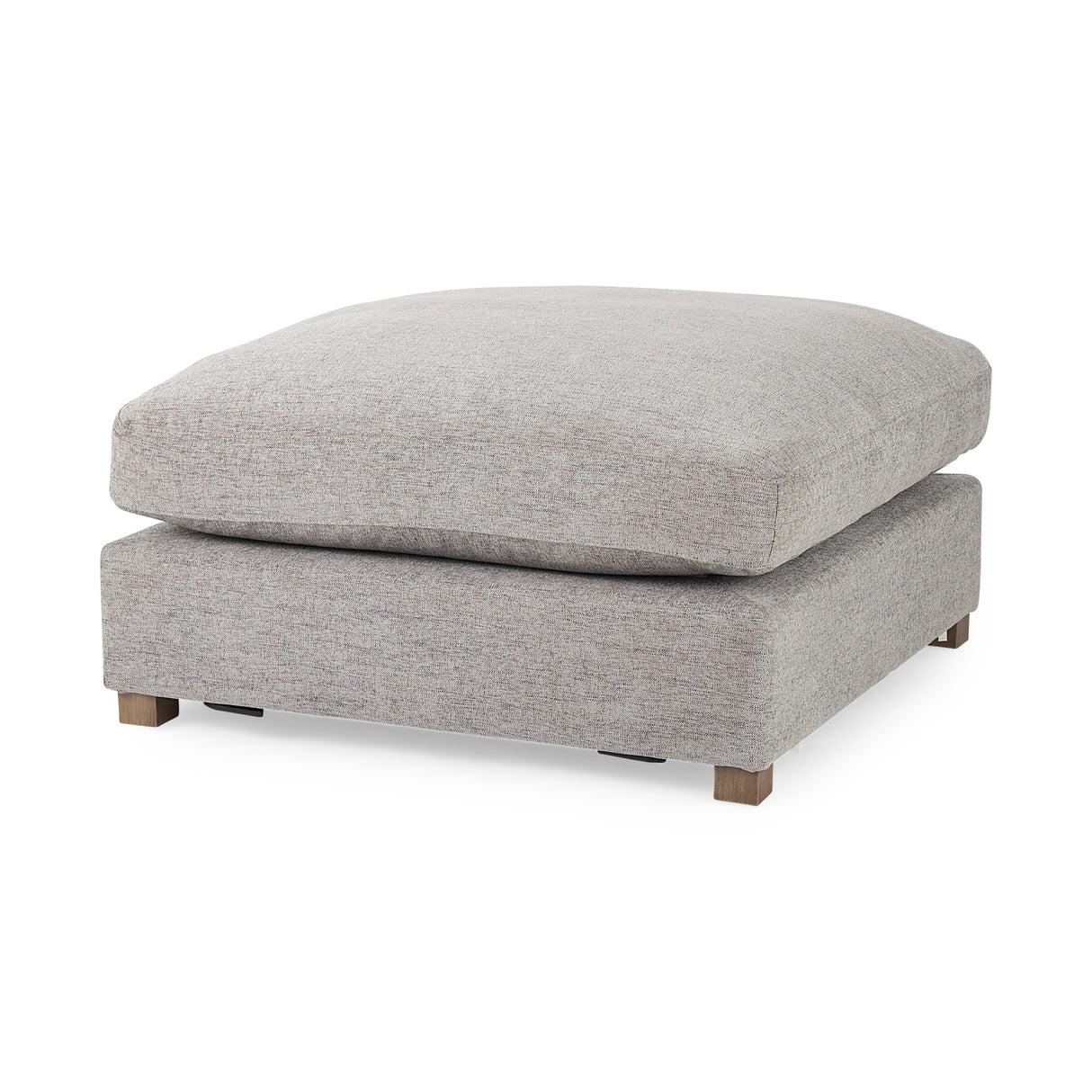 Valence 7 Medium Gray Modular Sofa Set (Included 2 x Ottoman)