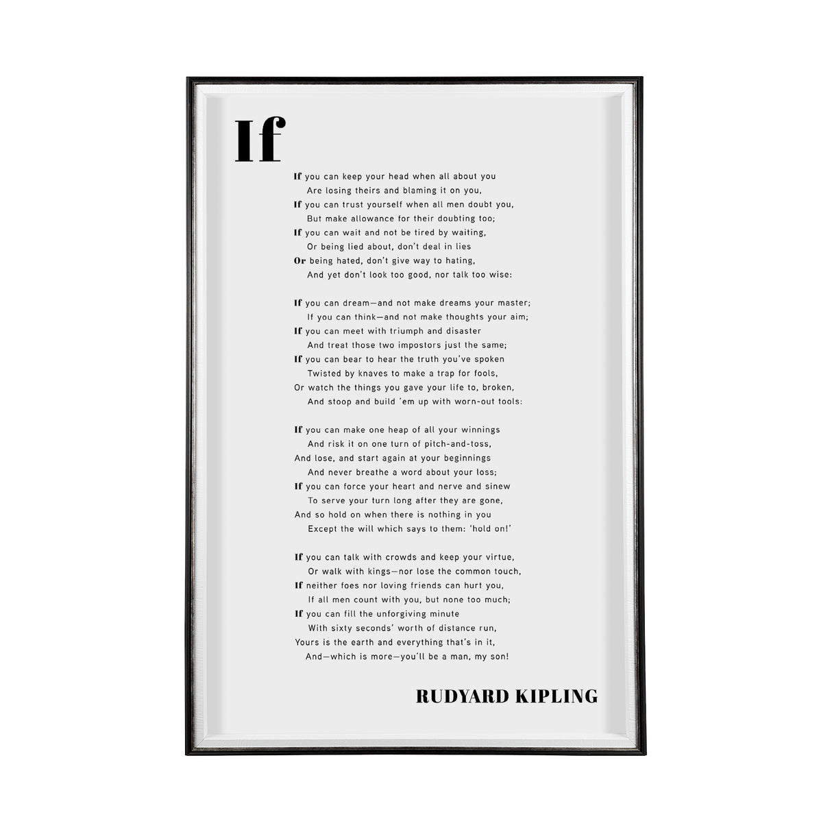 If You Can by Mercana Studio a Framed Art Print Matted under Glass from Mercana - Luna Furniture