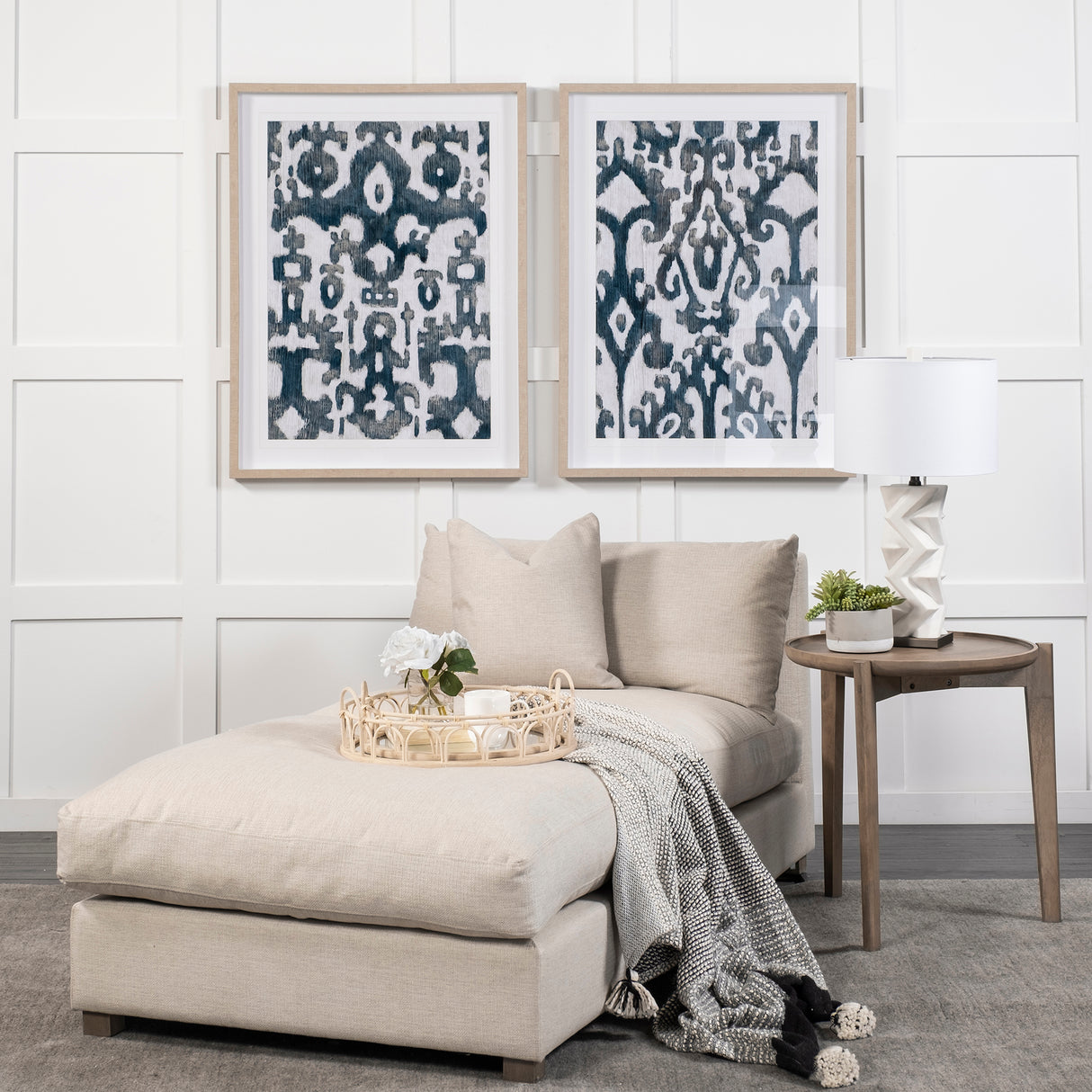 Valence 3 Piece Beige Modular Sofa Set from Mercana - Luna Furniture
