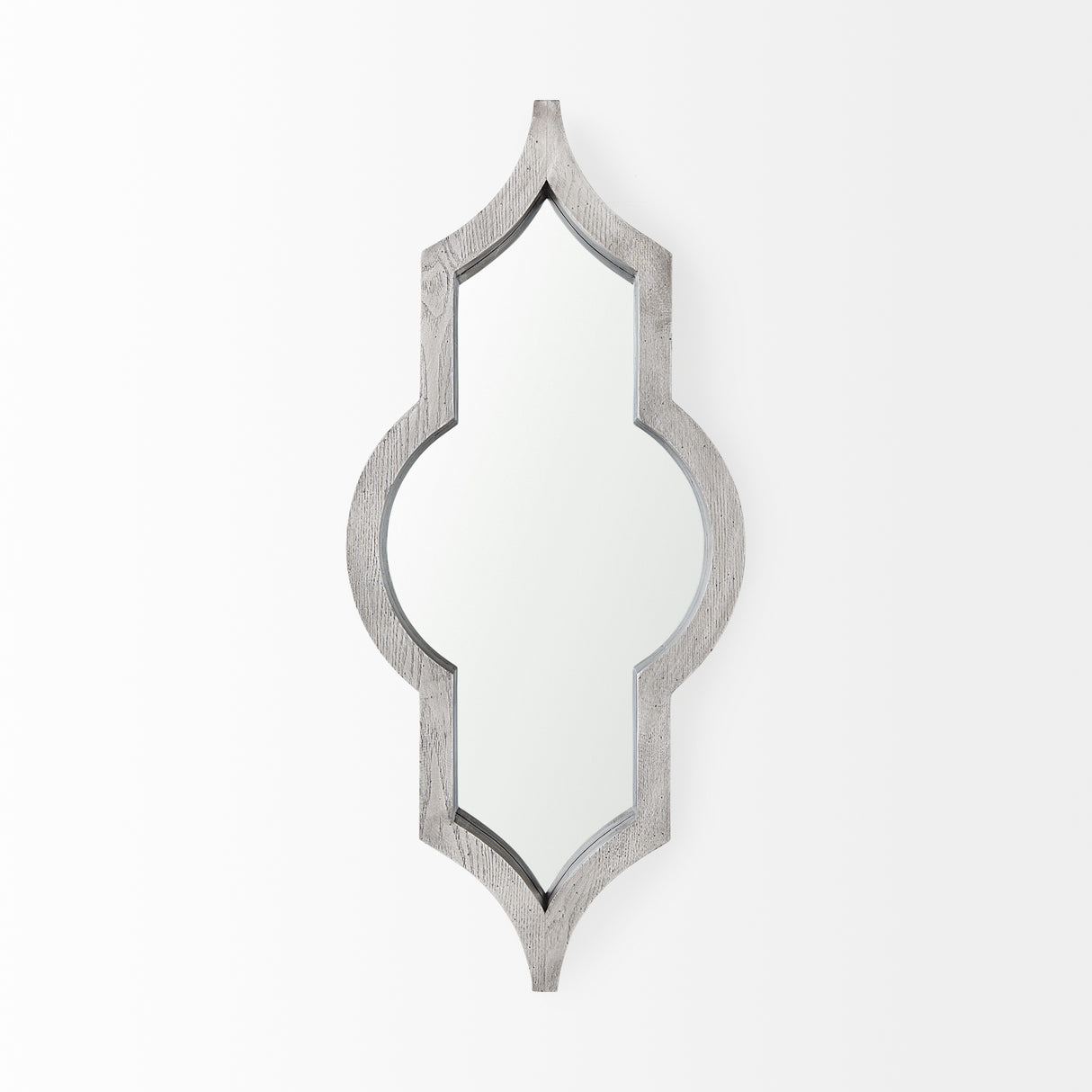 Tamanar 15.0 x 3.0 x 34.1 Gray Wood Frame Wall Mirror from Mercana - Luna Furniture