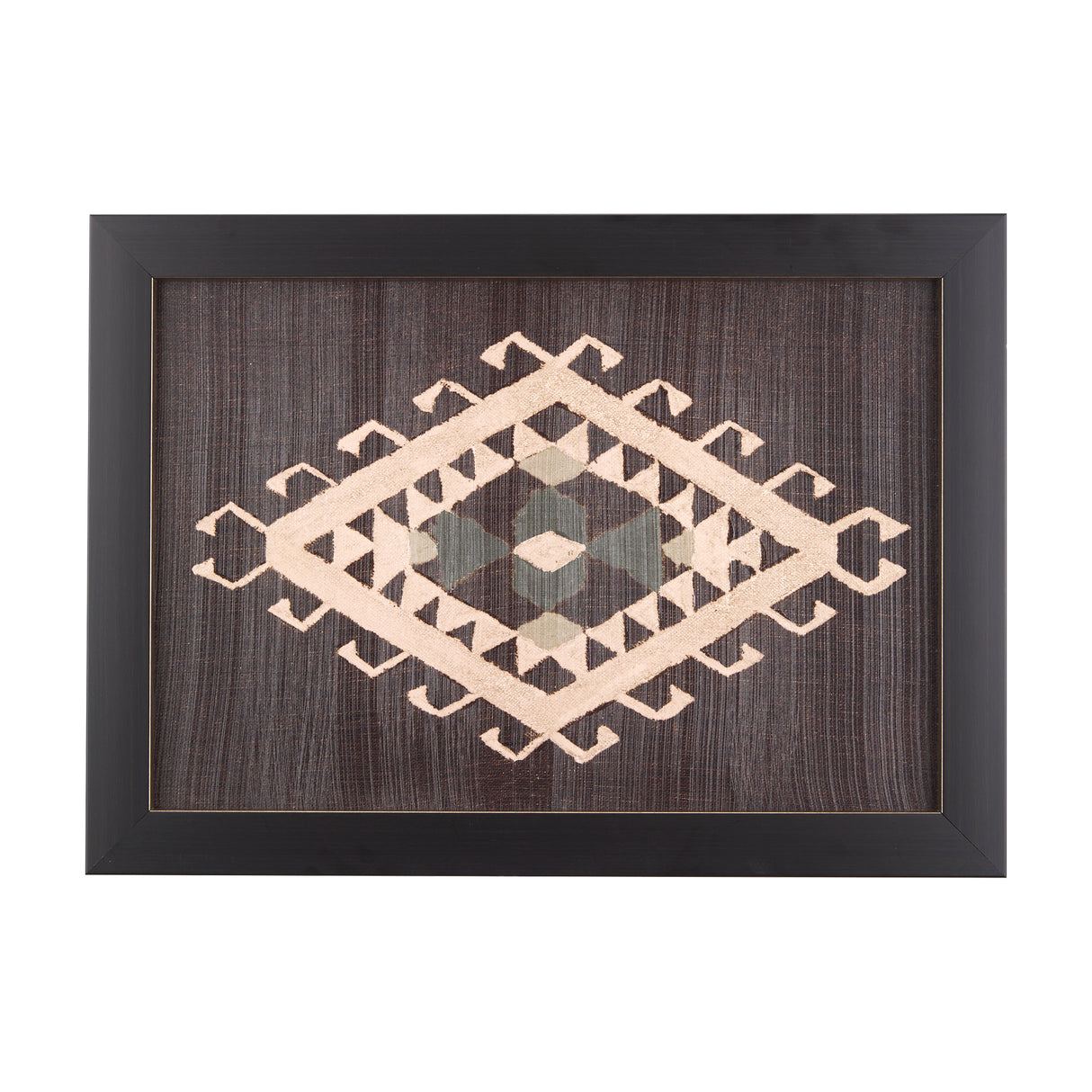 Brown Tapestry V by Mercana Studio a Hand Embellished Textured Framed Art Print from Mercana - Luna Furniture