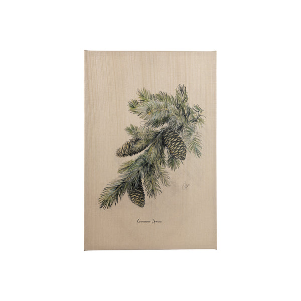 Evergreen collection IV by Victoria a Hand Embellished Textured Canvas