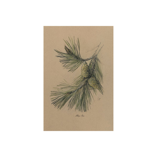 Evergreen collection I by Victoria a Hand Embellished Textured Canvas