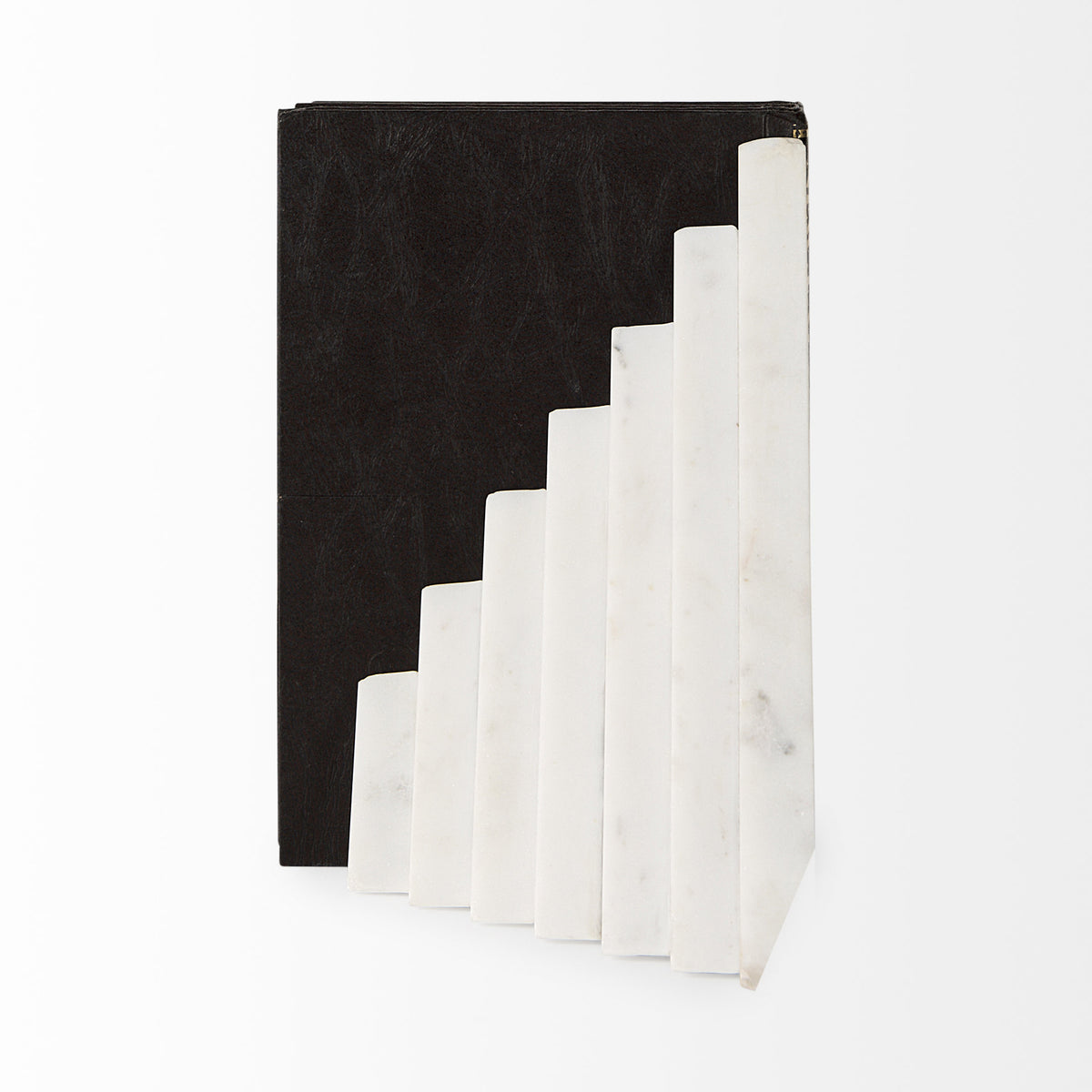 Sophia 7.0L x 5.3W x 9.3H Marble Set Of Two Book Ends from Mercana - Luna Furniture