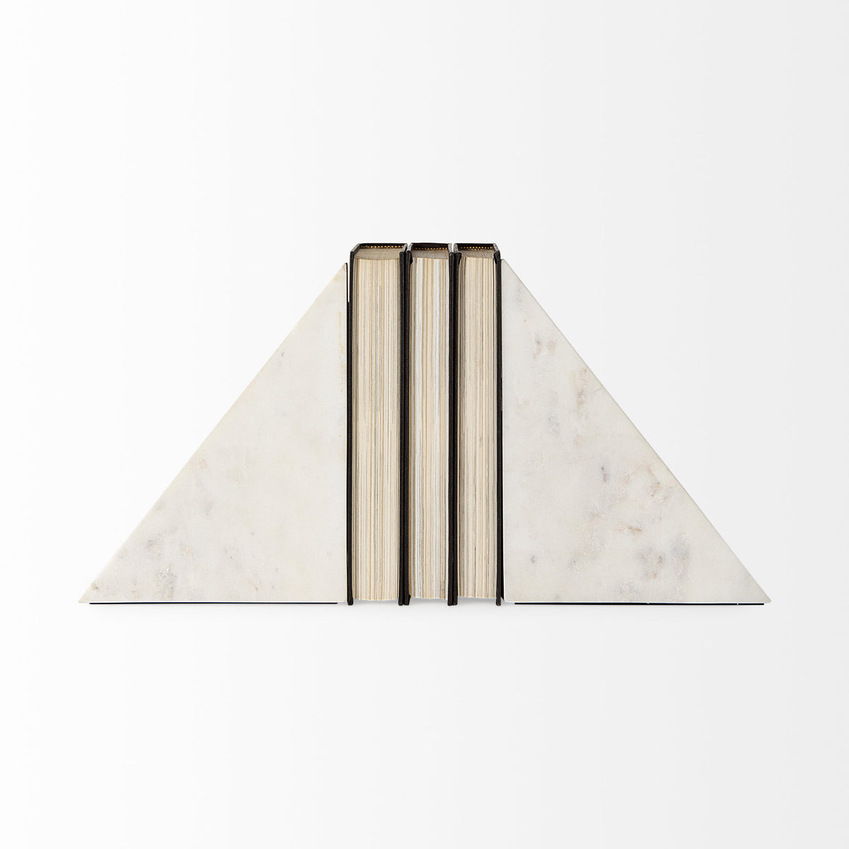 Sophia 7.0L x 5.3W x 9.3H Marble Set Of Two Book Ends from Mercana - Luna Furniture