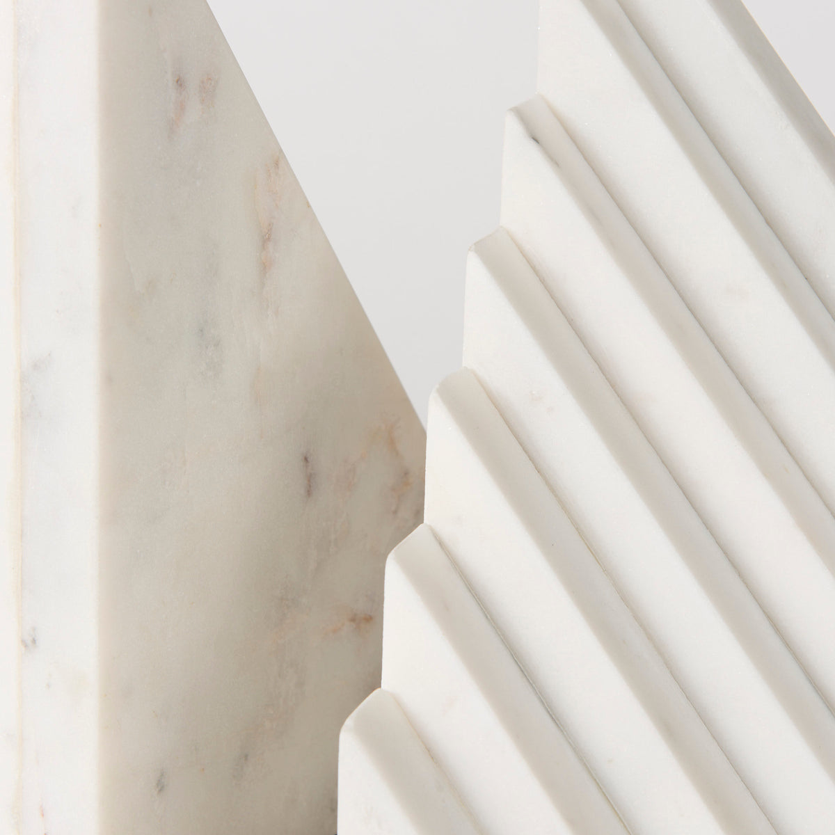Sophia 7.0L x 5.3W x 9.3H Marble Set Of Two Book Ends from Mercana - Luna Furniture