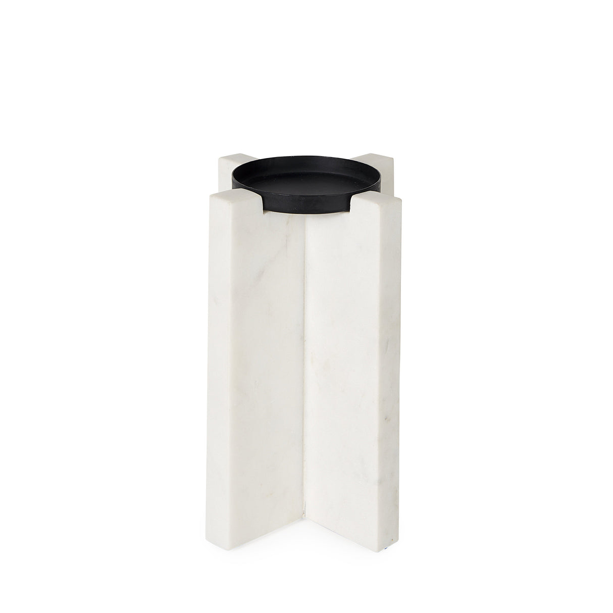 Sophia 5.5"L x 3.5"W x 8.0"H. Marble Candle Holder Medium from Mercana - Luna Furniture