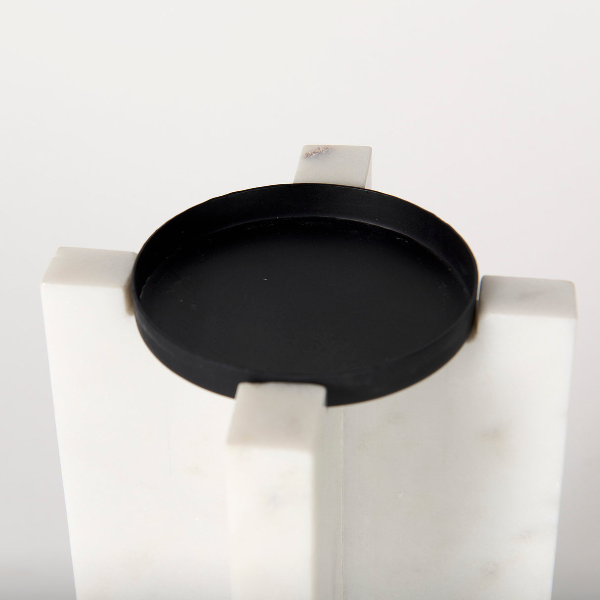 Sophia 5.5"L x 3.5"W x 10.5"H Marble Candle Holder Large from Mercana - Luna Furniture
