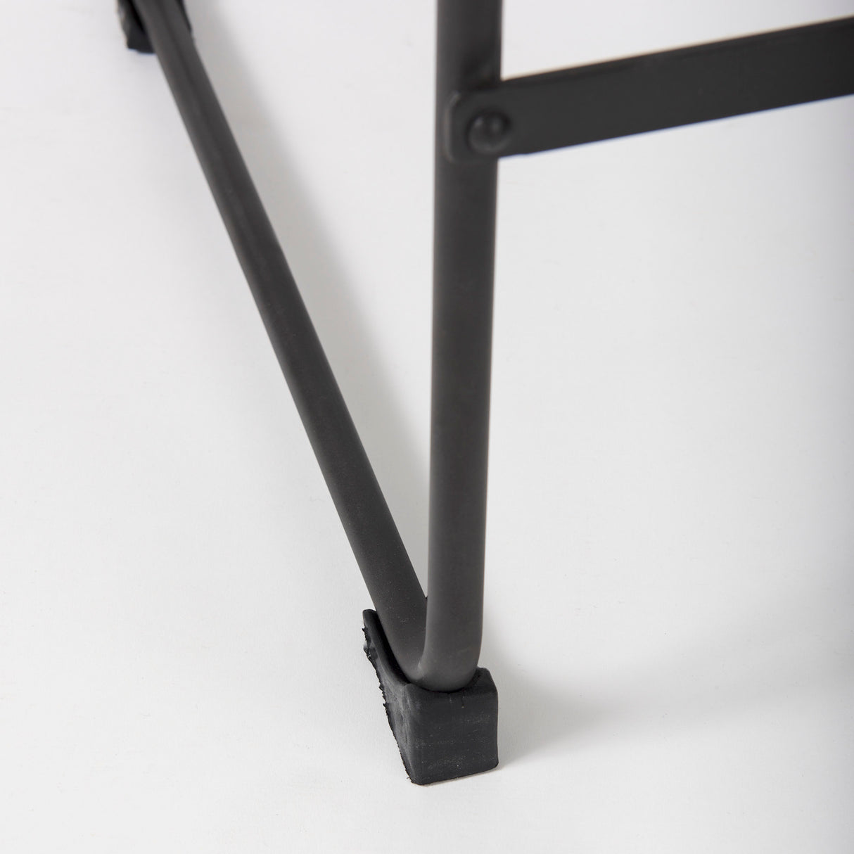 Direttore 19.3L x 19.3W x 40.2H Brown/Gray Suede W/ Metal Frame Counter Stool from Mercana - Luna Furniture