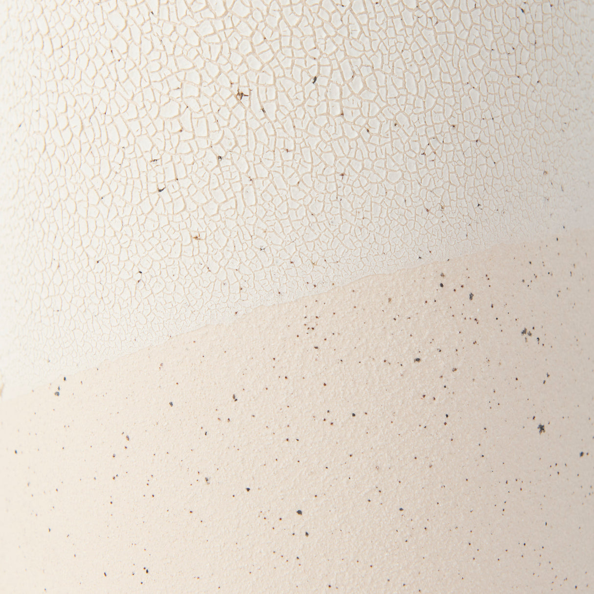 Salar 4.5L x 4.5W x 11.0H Cream Gourd Style Crackled Ceramic Vase from Mercana - Luna Furniture