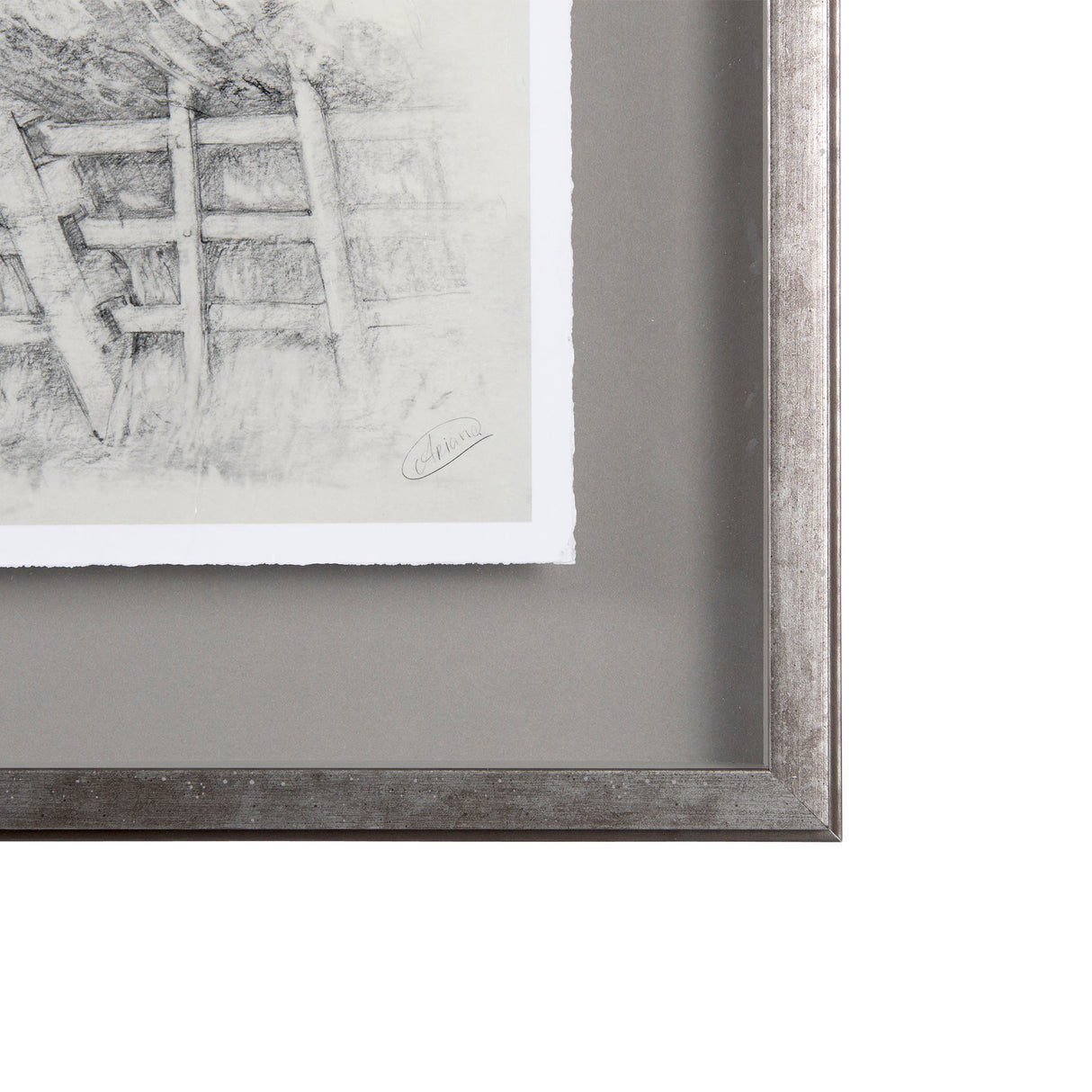 Horse Racing II by Mercana Studio a Hand Embellished Textured Framed Art Print Matted under Glass from Mercana - Luna Furniture
