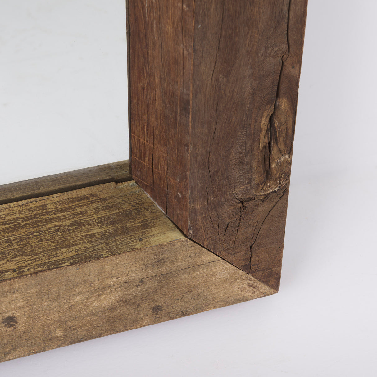 Gerome 31.0L x 5.0W x 86.0H Brown Wooden Floor Mirror from Mercana - Luna Furniture