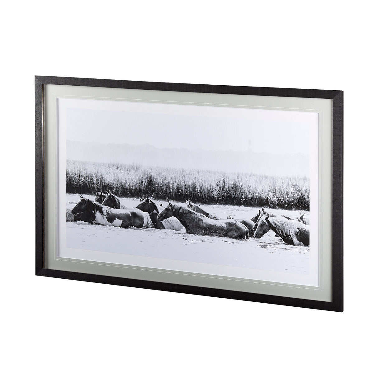 Water Horses III by PHBurchett a Framed Photo Art Print Matted under Glass from Mercana - Luna Furniture