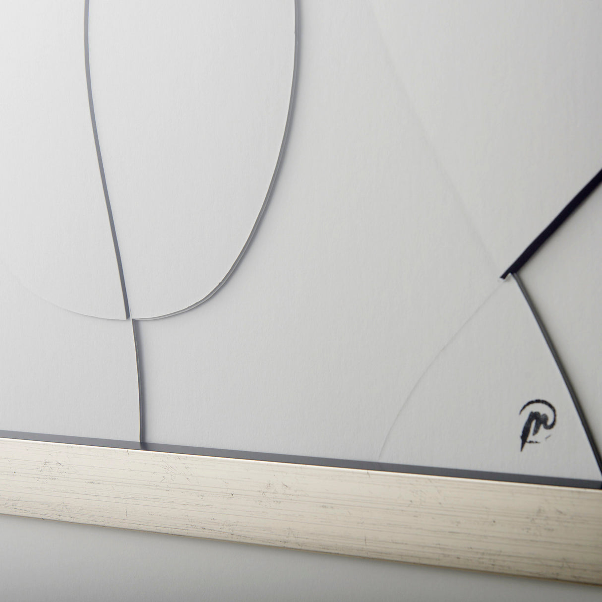 Geometry Experiment II by Studio M a handmade Original Framed Artwork under Glass from Mercana - Luna Furniture