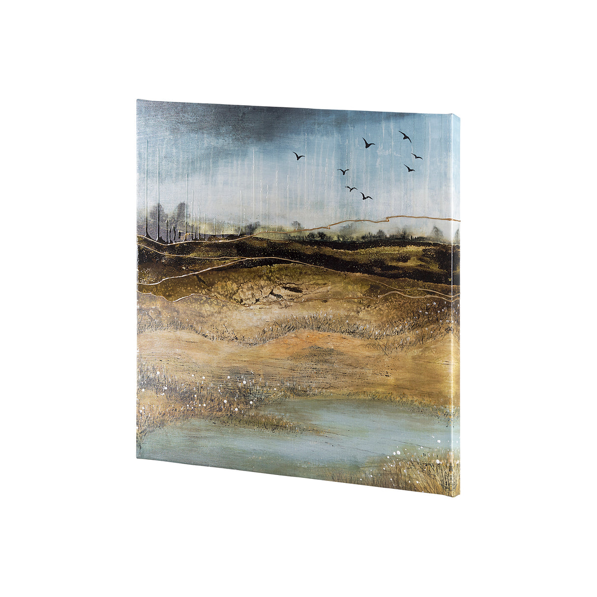 Daily Fly Over by Julie Devine a Canvas Print from Mercana - Luna Furniture