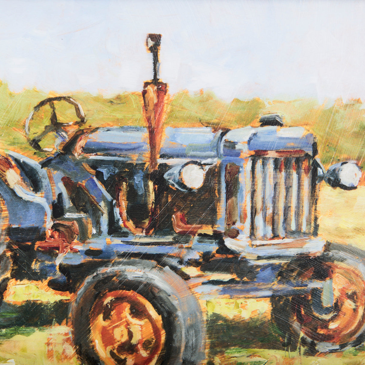 Rustic Tractors III by Mercana Studio Hand Embellished Textured Framed Art Print Matted under Glass from Mercana - Luna Furniture