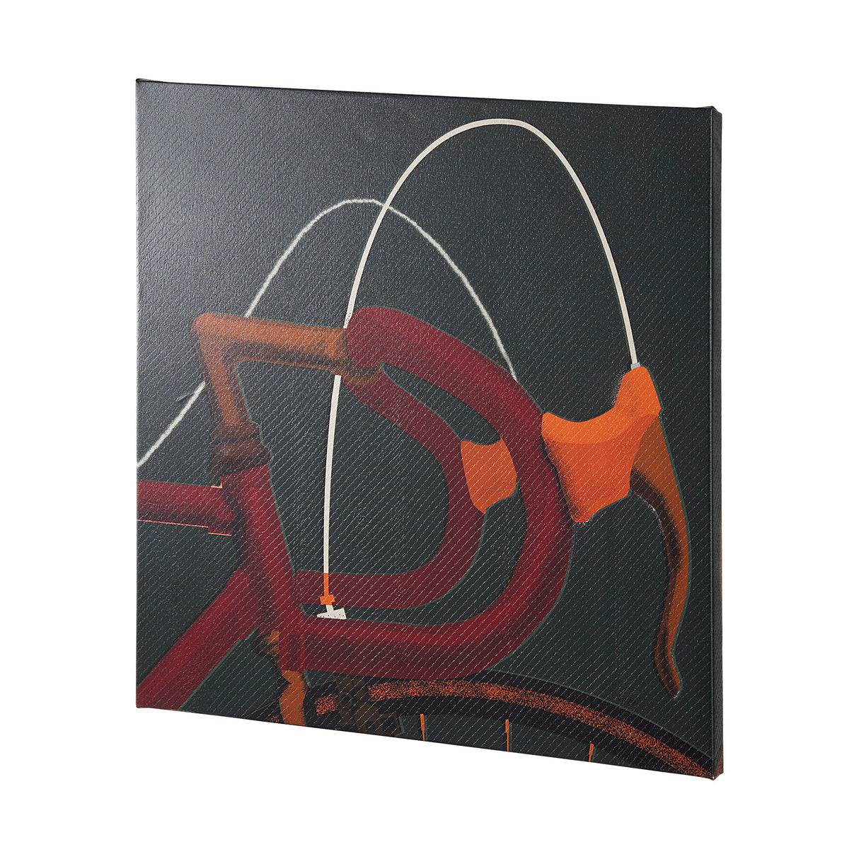 Bike Handle Green by Alarm a Hand Embellished Textured Canvas from Mercana - Luna Furniture