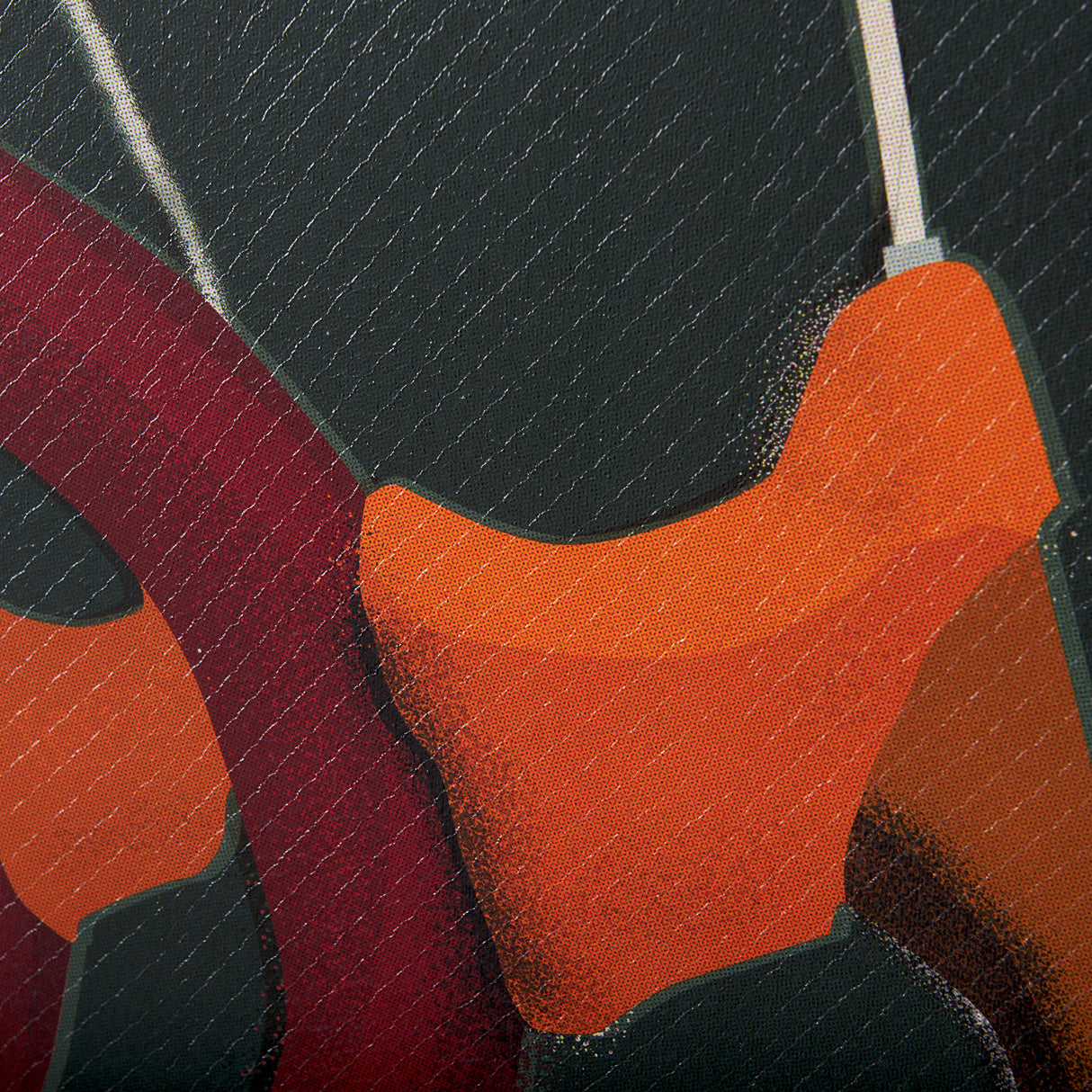 Bike Handle Green by Alarm a Hand Embellished Textured Canvas from Mercana - Luna Furniture