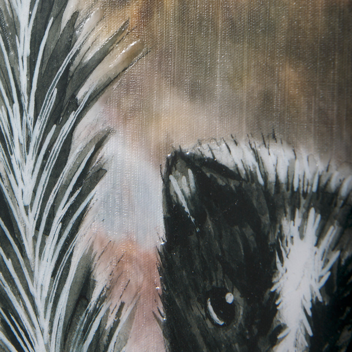Country Skunk by Mercana Studio a Hand Embellished Textured Canvas from Mercana - Luna Furniture